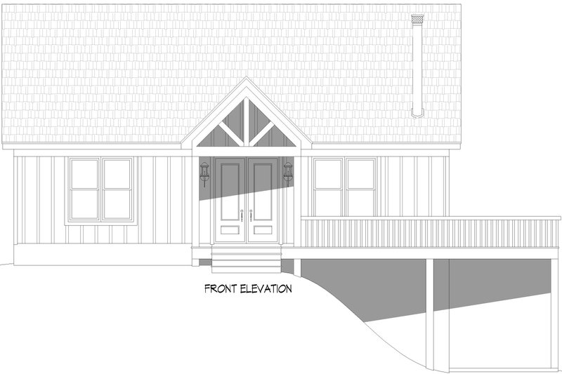Dream House Plan - Exterior - Front Elevation 3 for Country House Plan #932-983 - 3 bed, 2.5 bath