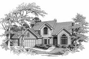 Traditional Style House Plan - 4 Beds 2.5 Baths 2800 Sq/Ft Plan #70-449 