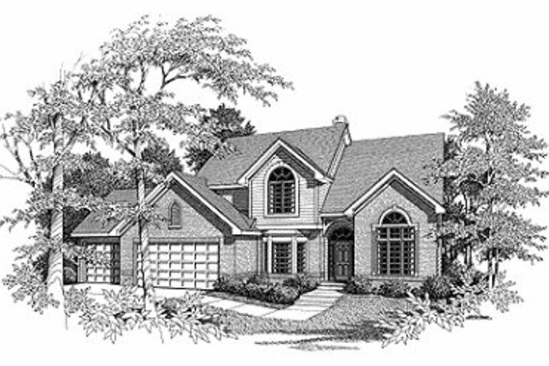 Dream House Plan - Traditional Exterior - Front Elevation Plan #70-449