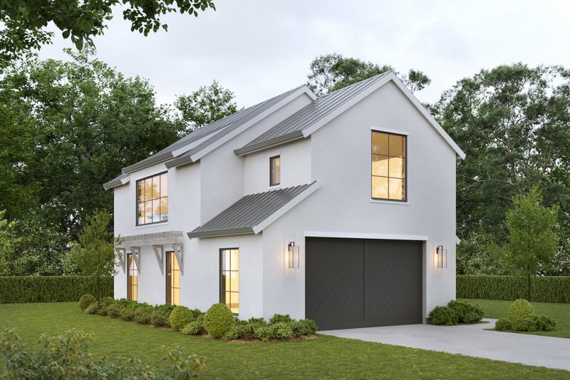 Home Plan - Contemporary Exterior - Front Elevation Plan #1114-47