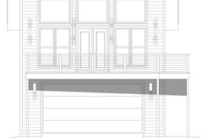 Exterior - Front Elevation 3 for Contemporary House Plan #932-257 - 2 bed, 2 bath