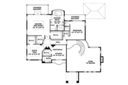 Mediterranean Style House Plan - 4 Beds 5.5 Baths 5140 Sq/Ft Plan #420-166 