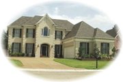 European Style House Plan - 4 Beds 3.5 Baths 3452 Sq/Ft Plan #81-1551 