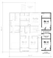 Farmhouse Style House Plan - 4 Beds 3.5 Baths 2373 Sq/Ft Plan #20-2480 