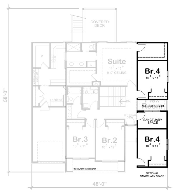 Dream House Plan - Farmhouse Floor Plan - Other Floor Plan #20-2480