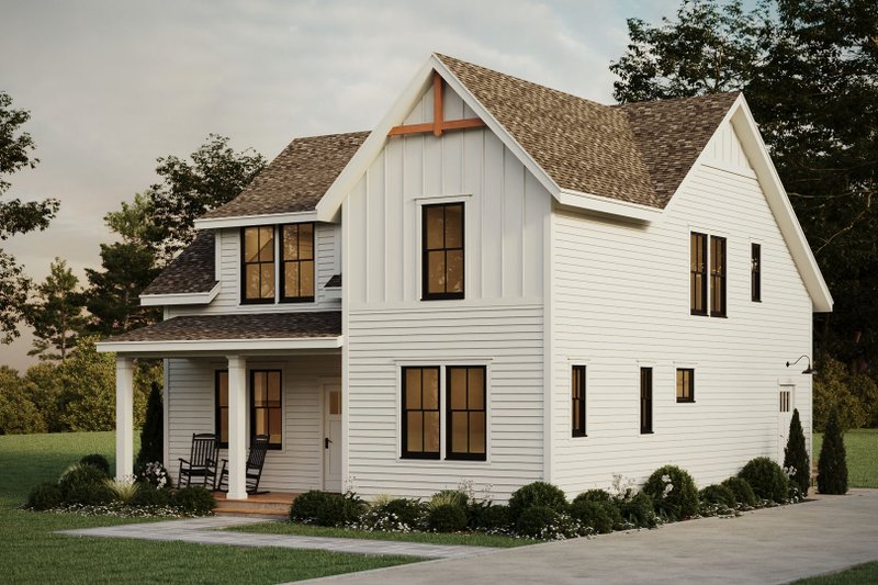 Home Plan - Exterior - Front Elevation 5 for Farmhouse House Plan #461-111 - 3 bed, 2.5 bath