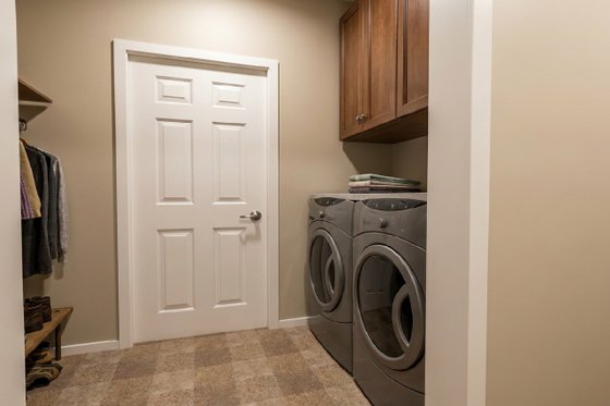 Interior - Laundry for Farmhouse House Plan #126-265 - 3 bed, 2 bath