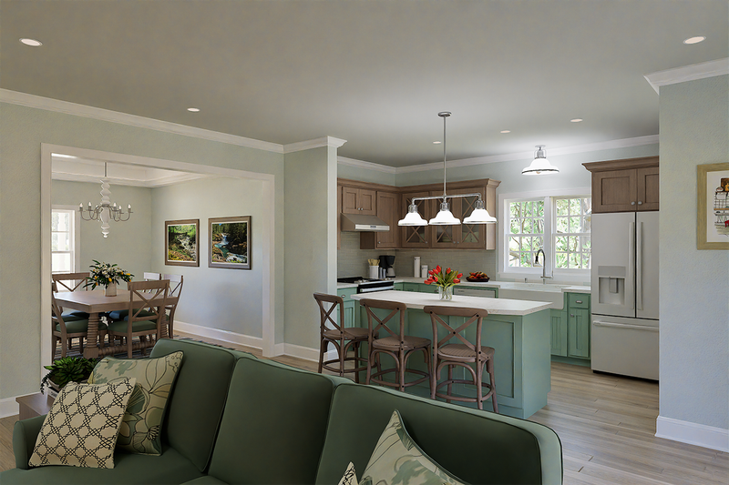 House Design - Interior - Kitchen for Farmhouse House Plan #1099-13 - 4 bed, 2.5 bath
