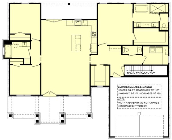 Ranch Floor Plan - Other Floor Plan #430-292