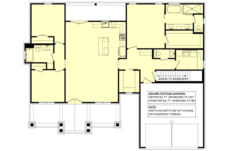 Architectural House Design - Floor Plan - Other Floor for Ranch House Plan #430-292 - 3 bed, 2.5 bath