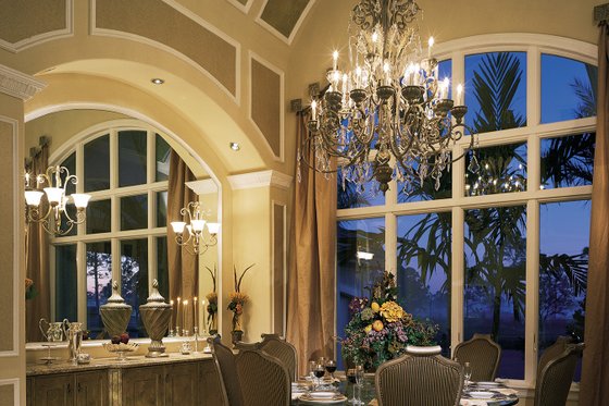 Interior - Dining Room for Mediterranean House Plan #930-15 - 5 bed, 6 bath