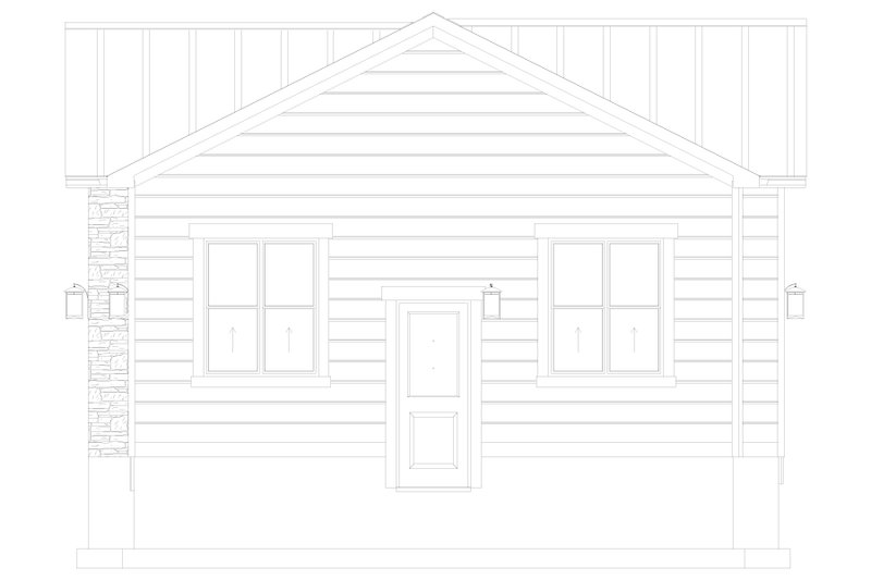 Home Plan - Exterior - Other Elevation 1 for Traditional House Plan #1060-129, 0 bath