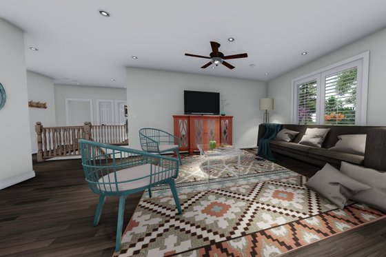 Interior - Family Room 1 for Ranch House Plan #1060-41 - 3 bed, 2 bath