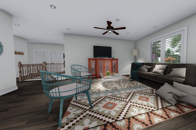 House Plan Design - Interior - Family Room 1 for Ranch House Plan #1060-41 - 3 bed, 2 bath