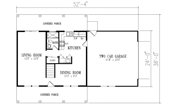 Traditional Floor Plan - Main Floor Plan #1-260