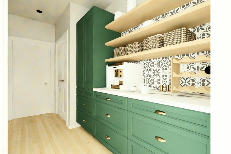 Architectural House Design - Interior - Laundry for Farmhouse House Plan #126-256 - 3 bed, 2 bath