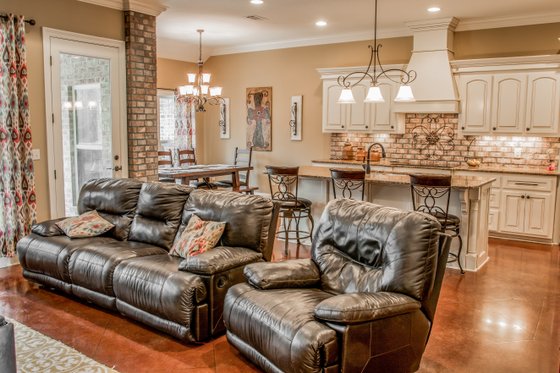 Interior - Family Room 2 for European House Plan #430-107 - 3 bed, 2 bath