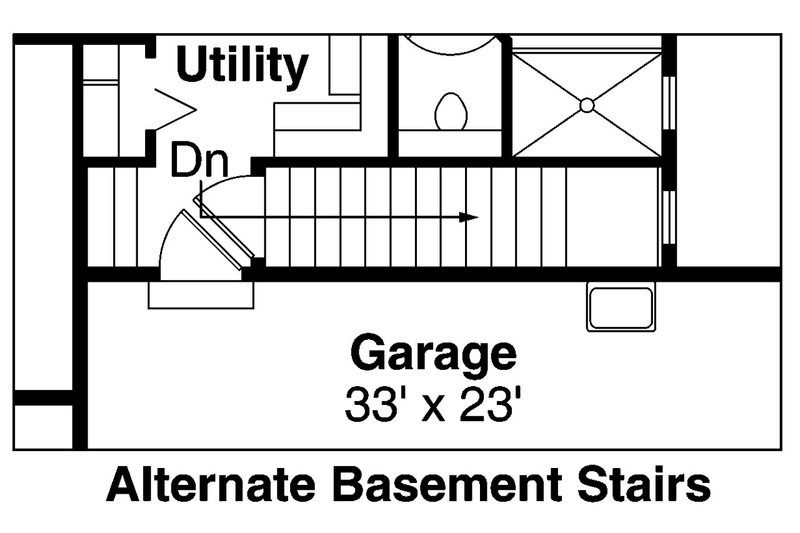 Home Plan - Floor Plan - Other Floor for Ranch House Plan #124-833 - 3 bed, 2 bath
