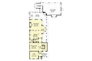 Floor Plan - Main Floor for Southern House Plan #930-407 - 5 bed, 5.5 bath