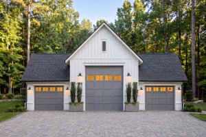 House Blueprint - Exterior - Front Elevation for Farmhouse House Plan #430-431, 0 bath