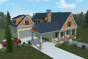 Bungalow Style House Plan - 3 Beds 3.5 Baths 2345 Sq/Ft Plan #30-339 