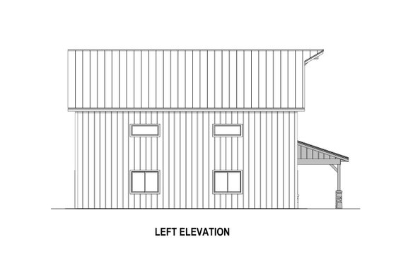 Exterior - Other Elevation 2 for Barndominium House Plan #1084-10 - 3 bed, 2.5 bath