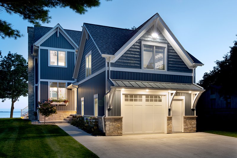 House Design - Exterior - Front Elevation 1 for Cottage House Plan #928-400 - 4 bed, 4 bath