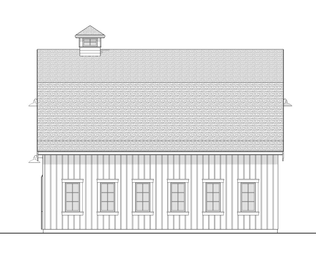Exterior - Other Elevation for Barndominium House Plan #1114-123 - 1 bed, 1 bath