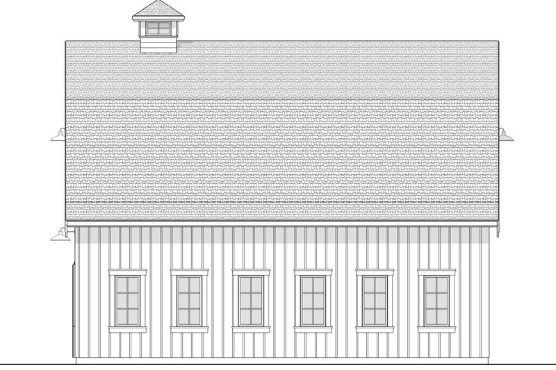Architectural House Design - Exterior - Other Elevation for Barndominium House Plan #1114-123 - 1 bed, 1 bath