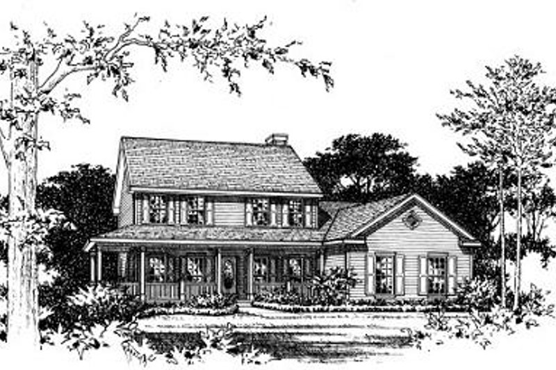Home Plan - Exterior - Other Elevation for Country House Plan #22-515 - 4 bed, 3.5 bath