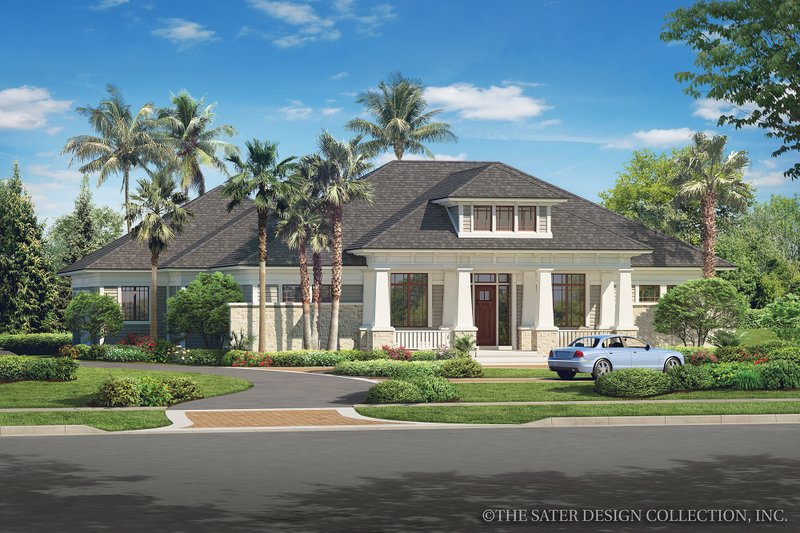 Home Plan - Exterior - Front Elevation 6 for Bungalow House Plan #930-19 - 3 bed, 3.5 bath