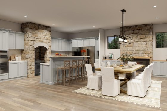 Interior - Kitchen 4 for Farmhouse House Plan #923-377 - 4 bed, 3.5 bath