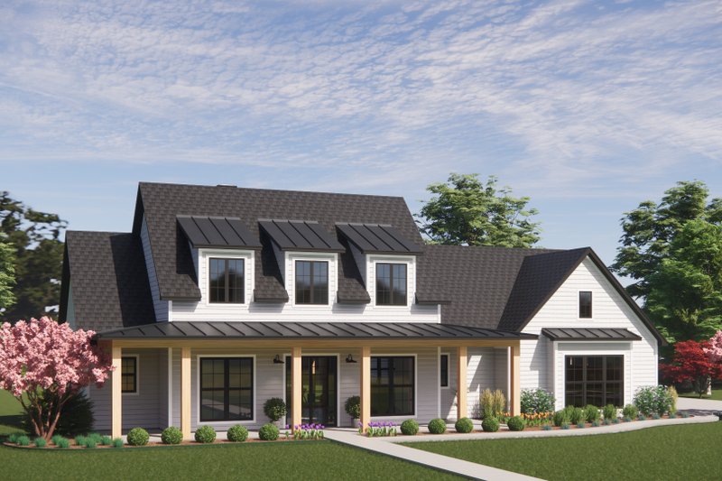 House Design - Exterior - Front Elevation 5 for Farmhouse House Plan #1096-96 - 3 bed, 2 bath