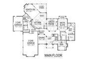 European Style House Plan - 5 Beds 6 Baths 7443 Sq/Ft Plan #458-7 