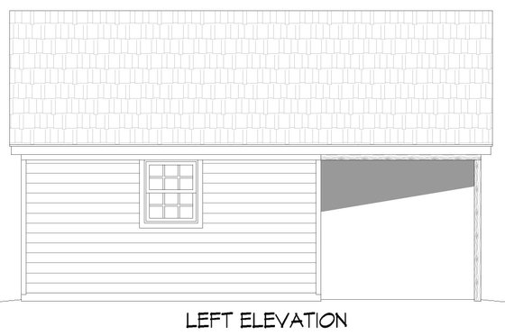 Exterior - Other Elevation for Traditional House Plan #932-655, 0 bath