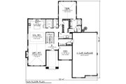 Modern Style House Plan - 4 Beds 3.5 Baths 3094 Sq/Ft Plan #70-1430 