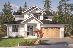 Farmhouse Exterior - Front Elevation Plan #1100-9