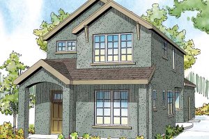 Traditional Exterior - Front Elevation Plan #124-877
