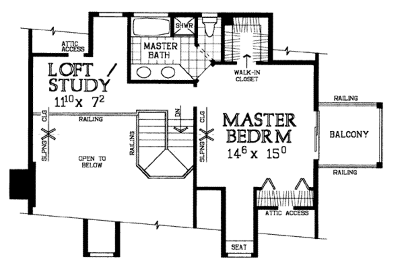 Country Style House Plan 3 Beds 2 Baths 1673 Sq/Ft Plan 72107
