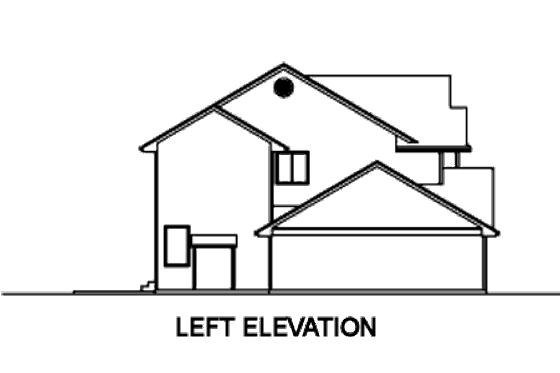 Exterior - Other Elevation 1 for Traditional House Plan #78-130 - 4 bed, 2.5 bath