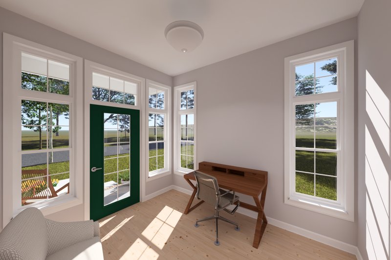 Architectural House Design - Interior - Entry for Cottage House Plan #513-2406 - 4 bed, 2.5 bath