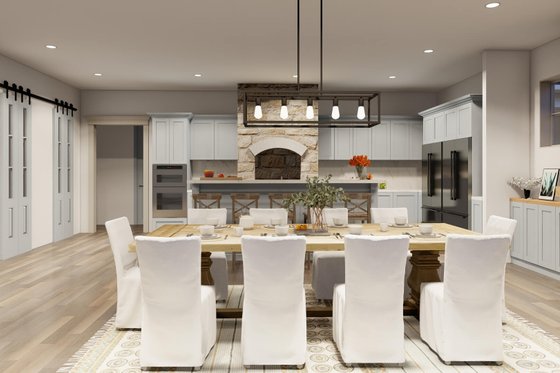 Interior - Kitchen 1 for Farmhouse House Plan #923-377 - 4 bed, 3.5 bath