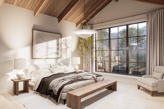 Interior - Master Bedroom for Farmhouse House Plan #1114-16 - 4 bed, 3.5 bath