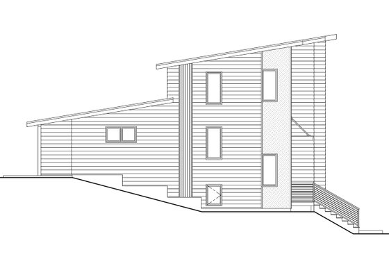 Exterior - Other Elevation for Modern House Plan #124-1332 - 6 bed, 4.5 bath
