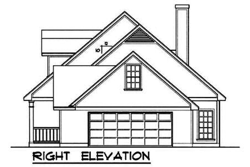 Home Plan - Exterior - Other Elevation 1 for Country House Plan #40-180 - 3 bed, 3 bath