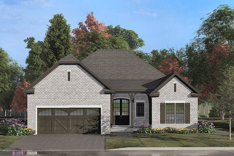 Dream House Plan - European Exterior - Front Elevation Plan #923-137