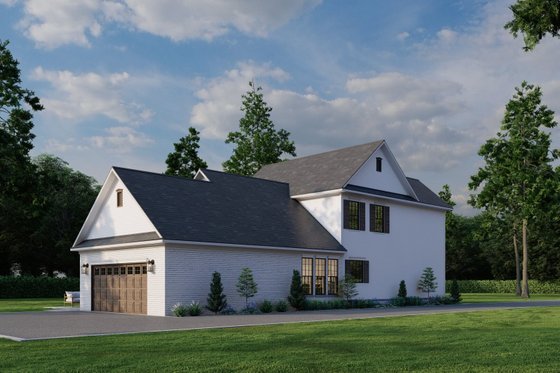 Exterior - Other Elevation 3 for Farmhouse House Plan #17-286 - 4 bed, 2.5 bath
