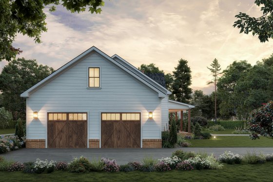 Exterior - Other Elevation for Farmhouse House Plan #1117-35 - 3 bed, 2.5 bath