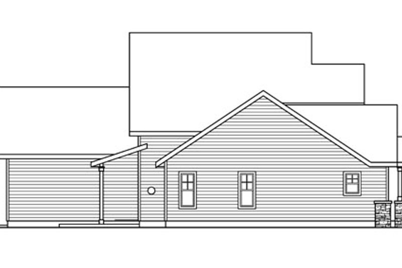 Dream House Plan - Exterior - Other Elevation for Traditional House Plan #124-596 - 3 bed, 2.5 bath
