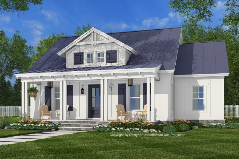 House Plan Design - Farmhouse Exterior - Front Elevation Plan #51-1440